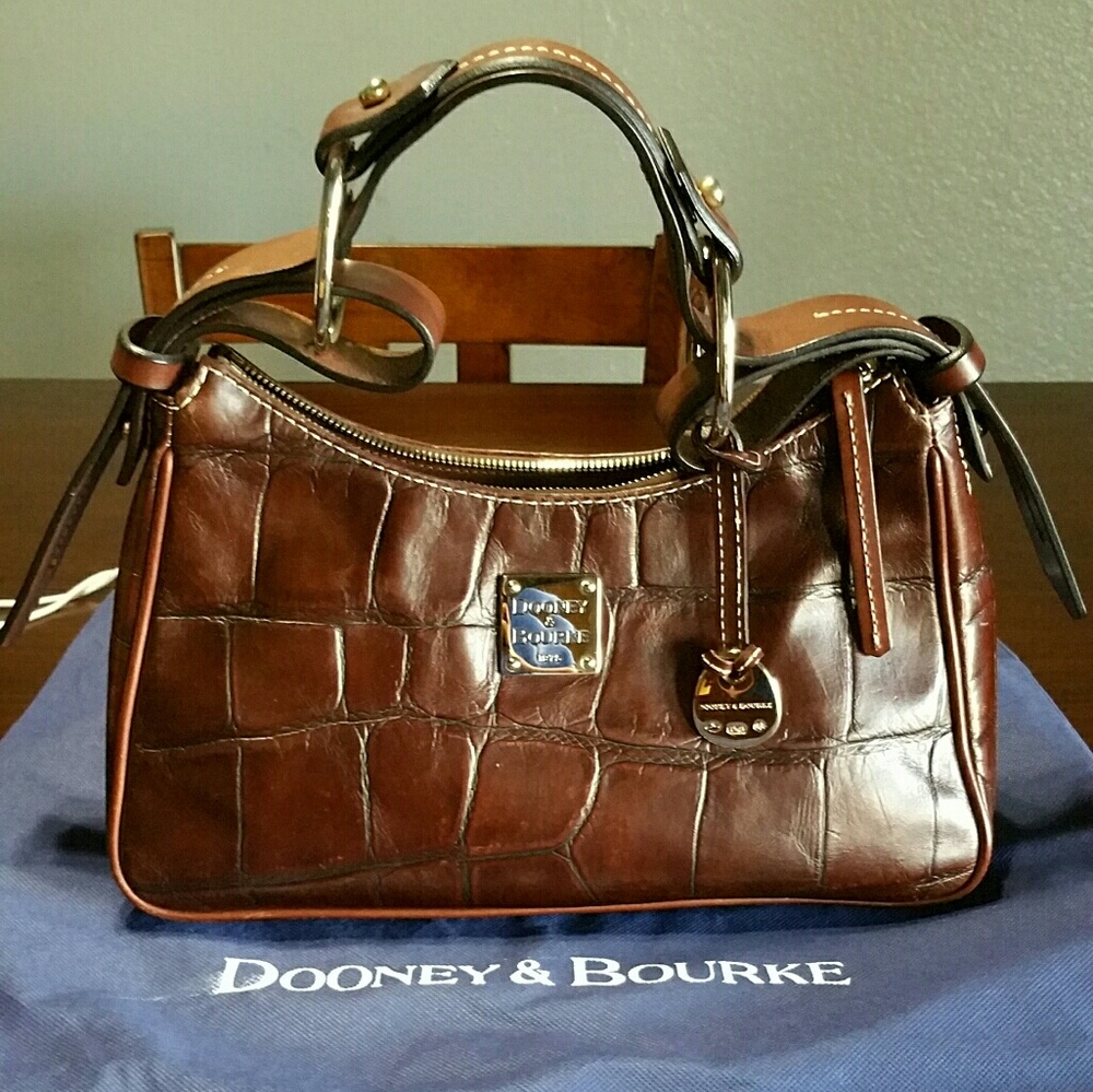 Dooney&Bourke croco small hobo